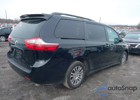 2018 Toyota Sienna Xle from USA, damaged, VIN 5TDYZ3DC0JS924709